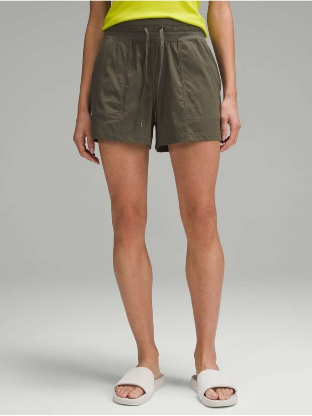 Lululemon Dance Studio High-Rise Short 3.5" Army Green